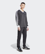 ADIDAS ADIDAS Pique Football Long Sleeve Tee - Black