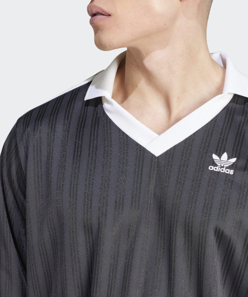 ADIDAS ADIDAS Pique Football Long Sleeve Tee - Black