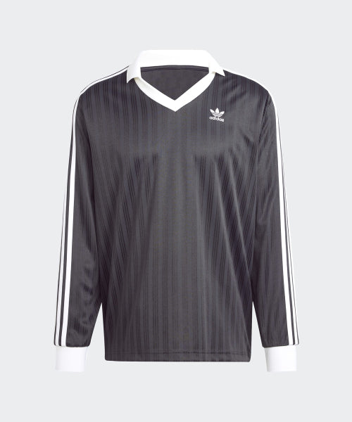ADIDAS ADIDAS Pique Football Long Sleeve Tee - Black