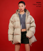 MUSINSA STANDARD WOMAN MUSINSA STANDARD WOMAN Padded Jacket Beige