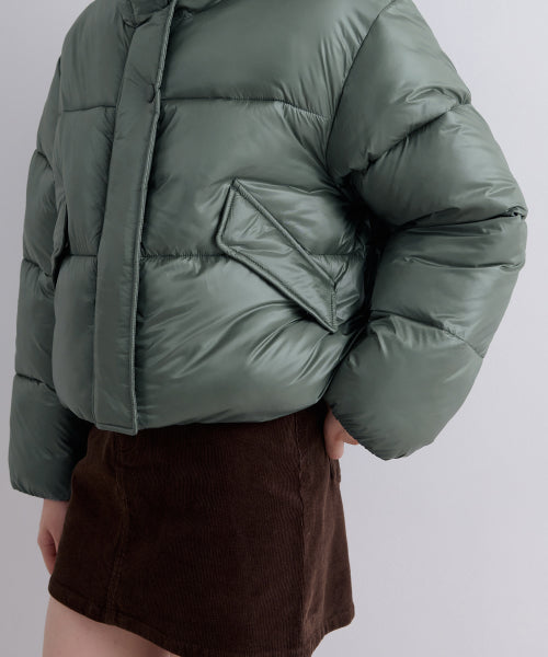 MUSINSA STANDARD WOMAN MUSINSA STANDARD WOMAN Padded Jacket Sage