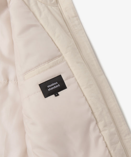 MUSINSA STANDARD WOMAN MUSINSA STANDARD WOMAN Women's Padded Jacket [Light Beige]