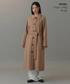 MUSINSA STANDARD WOMAN MUSINSA STANDARD WOMAN Coat Handmade Balmacan Robe [Camel]