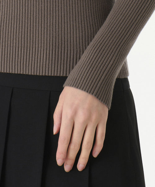 MUSINSA STANDARD WOMAN MUSINSA STANDARD WOMAN Women's Ribbed Slim Square Neck Knit [Taupe] (Size)