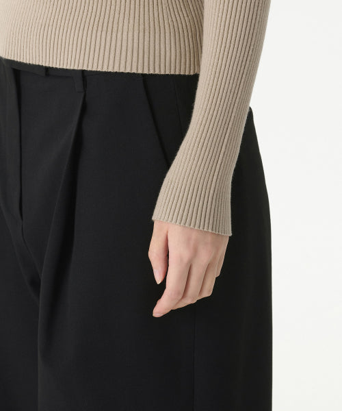 MUSINSA STANDARD WOMAN MUSINSA STANDARD WOMAN Women's Ribbed Slim Square Neck Knit Greyish Beige
