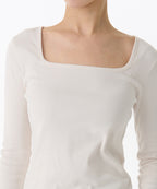 MUSINSA STANDARD WOMAN MUSINSA STANDARD WOMAN T-Shirt Slim Square Neck
