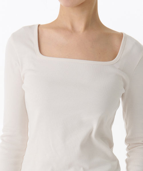 MUSINSA STANDARD WOMAN MUSINSA STANDARD WOMAN T-Shirt Slim Square Neck