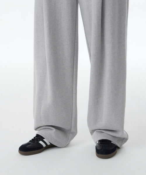 MUSINSA STANDARD WOMAN MUSINSA STANDARD WOMAN Women's Deep Tuck Variable Wide Lounge Sweatpants [Medium Gray]
