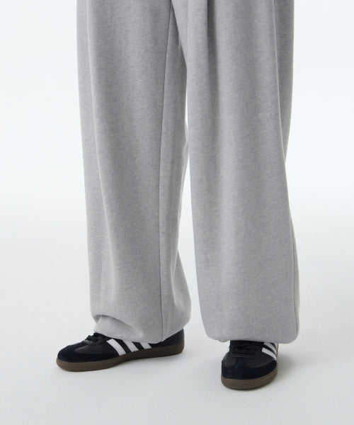 MUSINSA STANDARD WOMAN MUSINSA STANDARD WOMAN Women's Deep Tuck Variable Wide Lounge Sweatpants [Medium Gray]