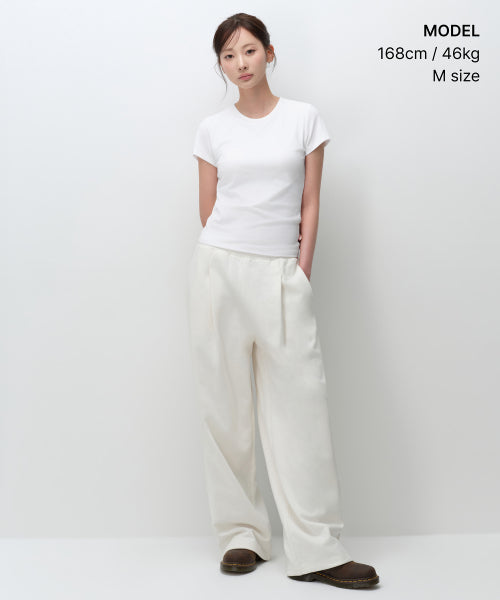 MUSINSA STANDARD WOMAN MUSINSA STANDARD WOMAN Women's Lounge Sweatpants [Cream]
