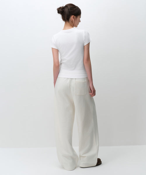 MUSINSA STANDARD WOMAN MUSINSA STANDARD WOMAN Women's Lounge Sweatpants [Cream]