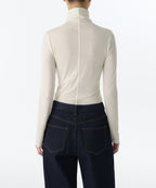 MUSINSA STANDARD WOMAN MUSINSA STANDARD WOMAN T-Shirt Slim Turtleneck [Cream]