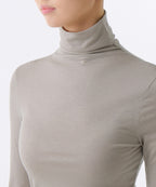 MUSINSA STANDARD WOMAN MUSINSA STANDARD WOMAN T-Shirt Slim Turtleneck Light Warm Gray