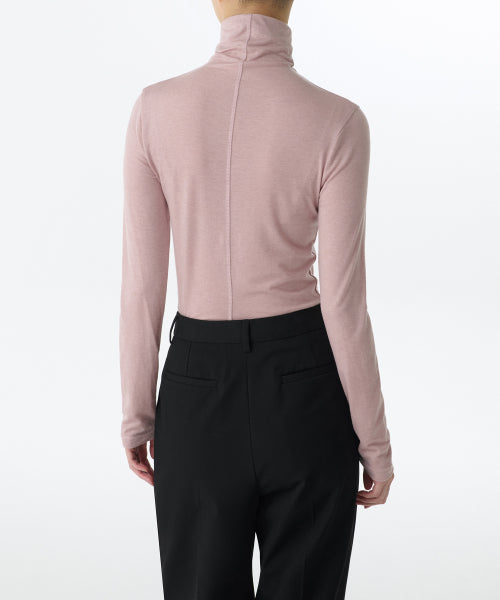 MUSINSA STANDARD WOMAN MUSINSA STANDARD WOMAN Women's T-Shirt Slim Turtleneck Desert Pink