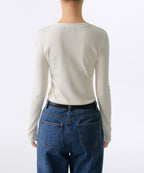 MUSINSA STANDARD WOMAN MUSINSA STANDARD WOMAN T-Shirt Slim Crew Neck Long Sleeve