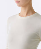 MUSINSA STANDARD WOMAN MUSINSA STANDARD WOMAN T-Shirt Slim Crew Neck Long Sleeve