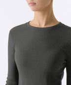 MUSINSA STANDARD WOMAN MUSINSA STANDARD WOMAN T-Shirt Short Sleeve Slim Crew Neck