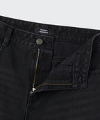 MUSINSA STANDARD WOMAN MUSINSA STANDARD WOMAN Women's Wide Trapeze Denim Pants (Washed Black)