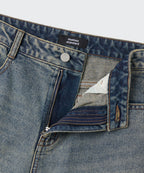 MUSINSA STANDARD WOMAN MUSINSA STANDARD WOMAN Women's Wide Trapeze Denim Pants [Rusty Blue]