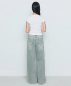 MUSINSA STANDARD WOMAN MUSINSA STANDARD WOMAN Women's Denim Pants Yellow Sky Blue
