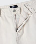 MUSINSA STANDARD WOMAN MUSINSA STANDARD WOMAN Denim Knee Length Skirt Cream