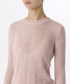 MUSINSA STANDARD WOMAN MUSINSA STANDARD WOMAN Women's Sheer Vertical Textured Knit Pale Pink
