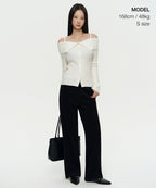 MUSINSA STANDARD WOMAN MUSINSA STANDARD WOMAN Women's Cardigan Off-Shoulder