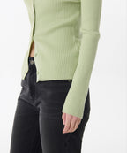 MUSINSA STANDARD WOMAN MUSINSA STANDARD WOMAN Women's Cardigan Off-Shoulder Pale Green