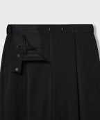 MUSINSA STANDARD WOMAN MUSINSA STANDARD WOMAN Slacks Deep Tuck Wide [Black] Size 26