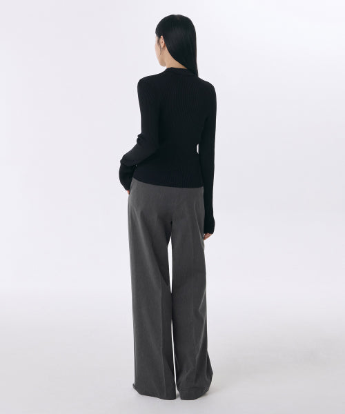 MUSINSA STANDARD WOMAN MUSINSA STANDARD WOMAN Slacks Medium Gray