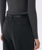 MUSINSA STANDARD WOMAN MUSINSA STANDARD WOMAN Women's Heavyweight Slacks (Charcoal Gray)