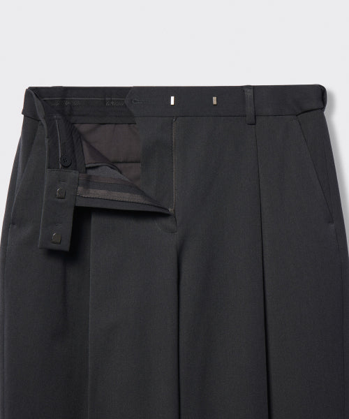 MUSINSA STANDARD WOMAN MUSINSA STANDARD WOMAN Slacks Wide [Gray]