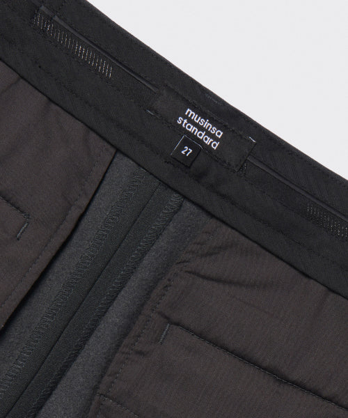 MUSINSA STANDARD WOMAN MUSINSA STANDARD WOMAN Slacks Wide [Gray]