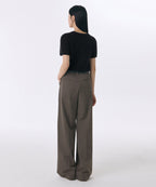 MUSINSA STANDARD WOMAN MUSINSA STANDARD WOMAN Slacks Khaki Brown