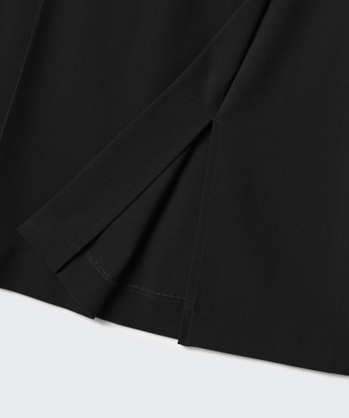 MUSINSA STANDARD WOMAN MUSINSA STANDARD WOMAN Knee Length Skirt [Black]
