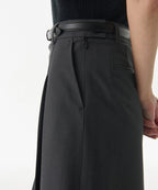 MUSINSA STANDARD WOMAN MUSINSA STANDARD WOMAN Knee Length Skirt [Gray]