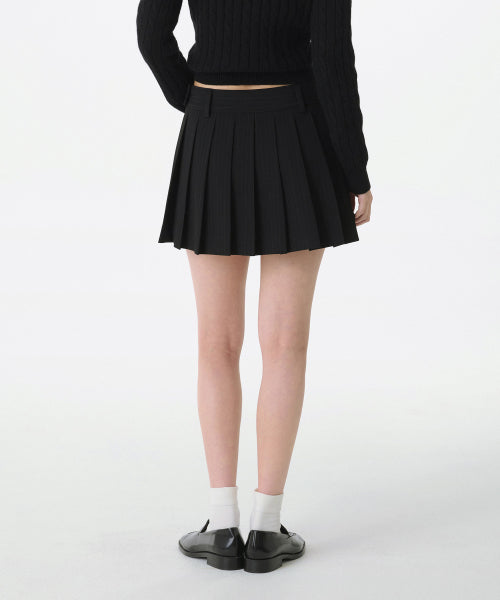 MUSINSA STANDARD WOMAN MUSINSA STANDARD WOMAN Women's Skirt Low Rise Pleated Mini