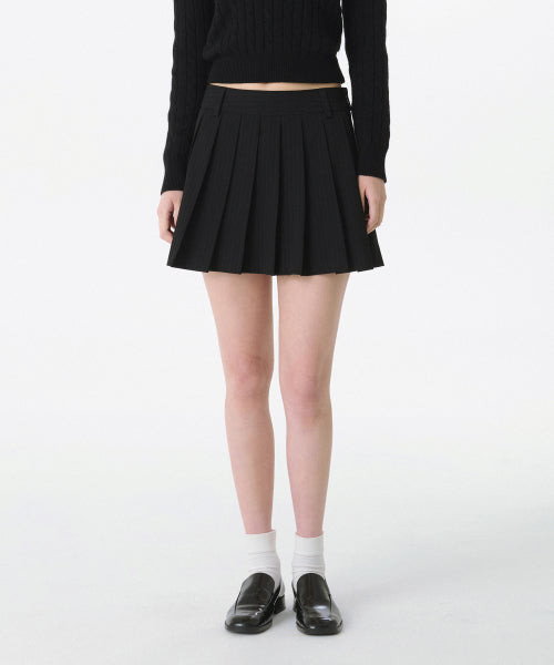 MUSINSA STANDARD WOMAN MUSINSA STANDARD WOMAN Women's Skirt Low Rise Pleated Mini