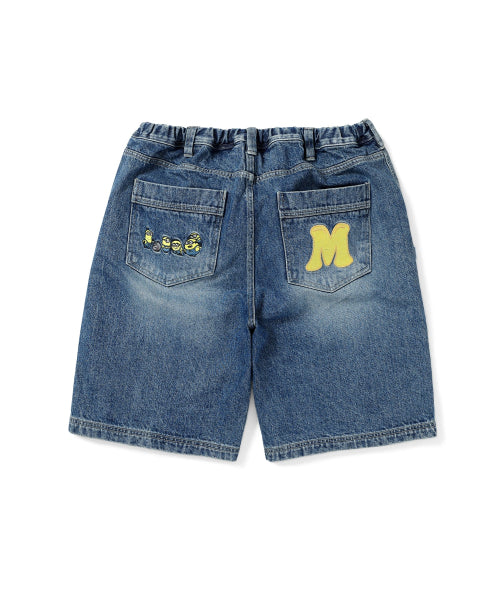 THISISNEVERTHAT THISISNEVERTHAT TNT MINIONS Denim Half Short Blue