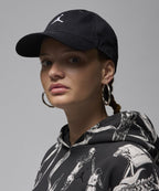 NIKE Nike Jordan Club Unstructured Curb Bill Hat - Black:White
