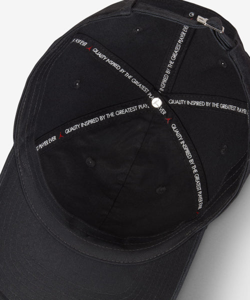 NIKE Nike Jordan Club Unstructured Curb Bill Hat - Black:White