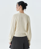 MUSINSA STANDARD WOMAN MUSINSA STANDARD WOMAN Women's ribbed shoulder cut-out knit [size S]