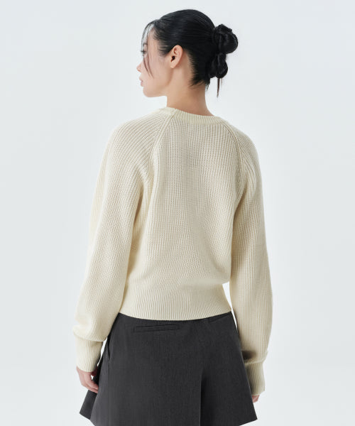 MUSINSA STANDARD WOMAN MUSINSA STANDARD WOMAN Women's ribbed shoulder cut-out knit [size S]