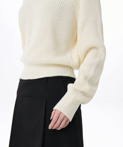 MUSINSA STANDARD WOMAN MUSINSA STANDARD WOMAN Women's ribbed shoulder cut-out knit [size S]