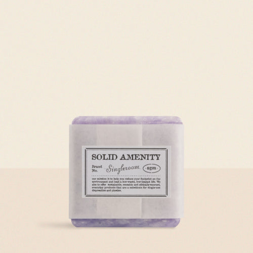 SINGLEROOM Travel solid soap amenity 3-piece set