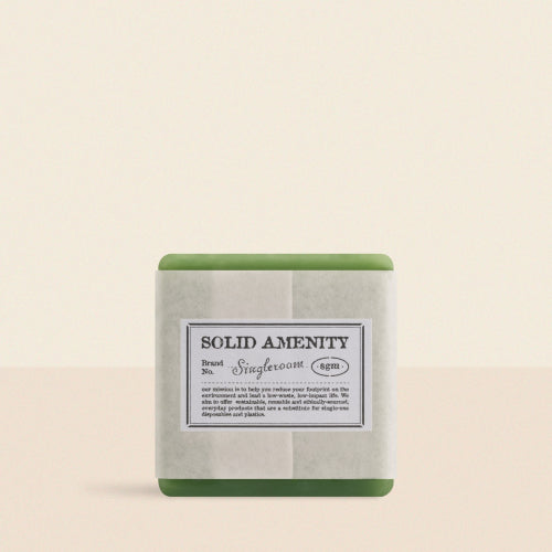 SINGLEROOM Travel solid soap amenity 3-piece set