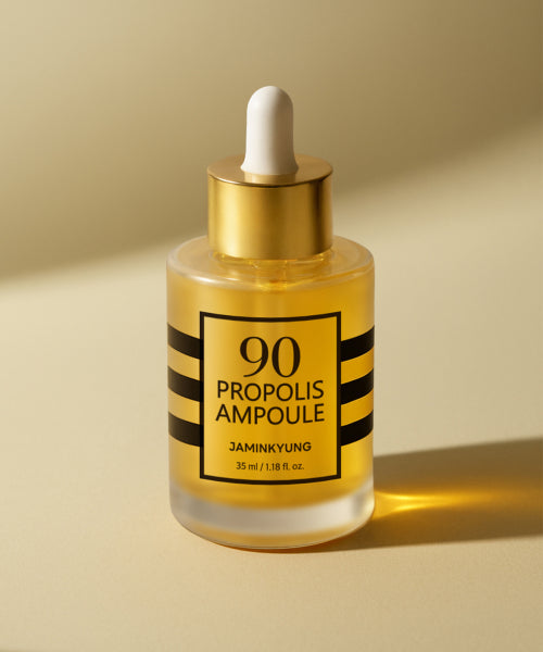 JAMINKYUNG 90 Propolis Ampoule 35ml (2 units) [Gift: 2 pieces of Oil to Foam 1ml + Snail Cream 1ml trial copy]
