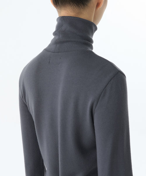 MUSINSA STANDARD WOMAN MUSINSA STANDARD WOMAN T-Shirt Slim Turtle Neck Iron Gray