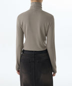 MUSINSA STANDARD WOMAN MUSINSA STANDARD WOMAN T-Shirt Slim Turtle Neck