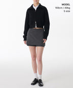 MUSINSA STANDARD WOMAN MUSINSA STANDARD WOMAN Women's Knitwear Zip-Up (Black)
